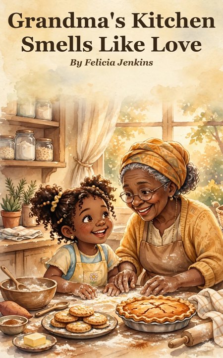 Cover of Grandma's Kitchen Smells Like Love